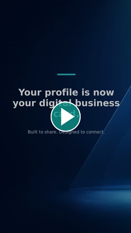 Digital business card preview